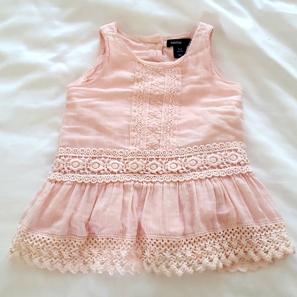 GAP Other - *3 for 10 SALE!* Baby gap crochet pink dress